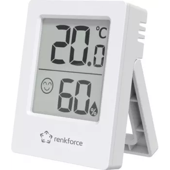 Renkforce RF-6417554 termoigrometro wireless bianco (RF-6417554)