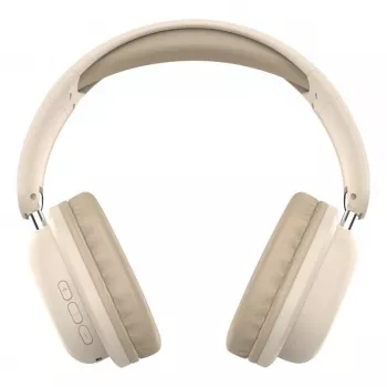 Cuffie wireless over-ear DEFENDER EEMOTION B640 BEIGE — binaurali, chiuse, USB-C, AUX, 20–20000 Hz, 105 dB
