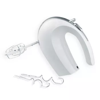 Frullatore a mano Maestro MR-506 – 2 velocità, bianco, frullatore da cucina compatto
