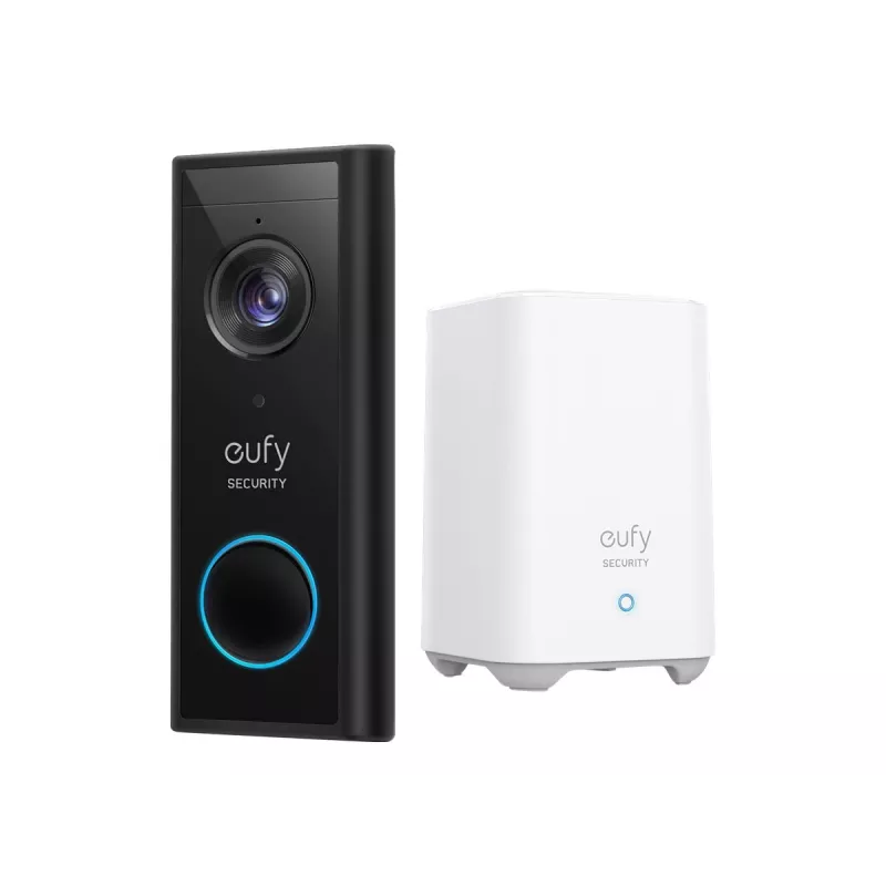 Videocitofono 2K nero E82101W4