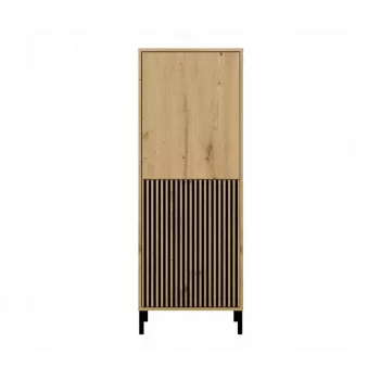 KAMARO 2DK stretto/GŁ rovere ARTISAN VETRINA