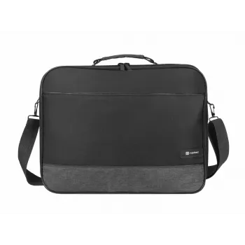 Borsa messenger NATEC Impala 2 per laptop da 43,9 cm (17,3 pollici), poliestere, grigio, 50×445×315 mm