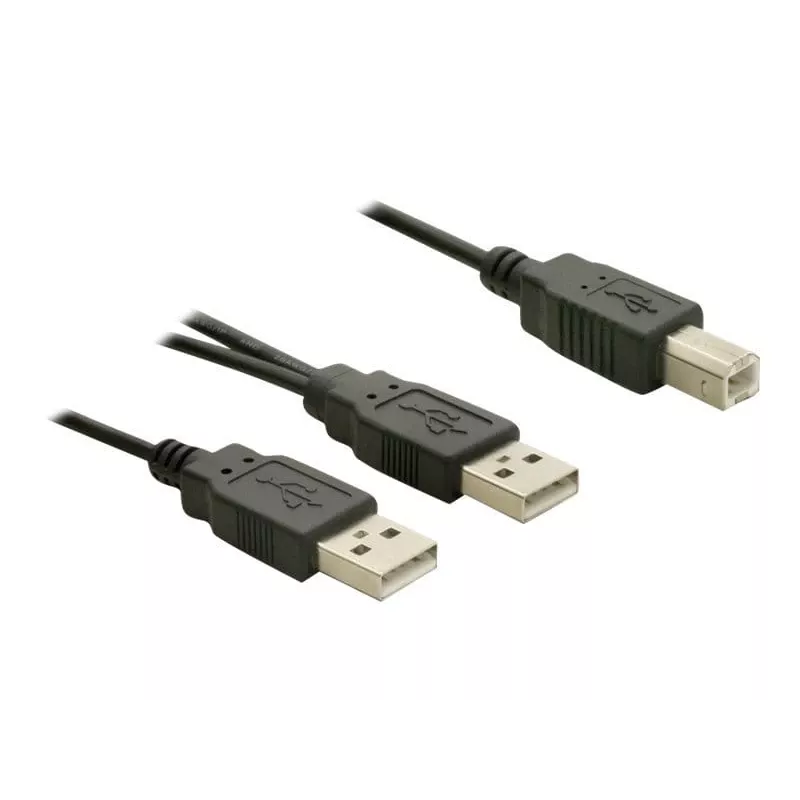Cavo USB DeLOCK USB-B/USB-A 1 m nero