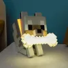 Lampada Paladone Minecraft Wolf GloBuddies