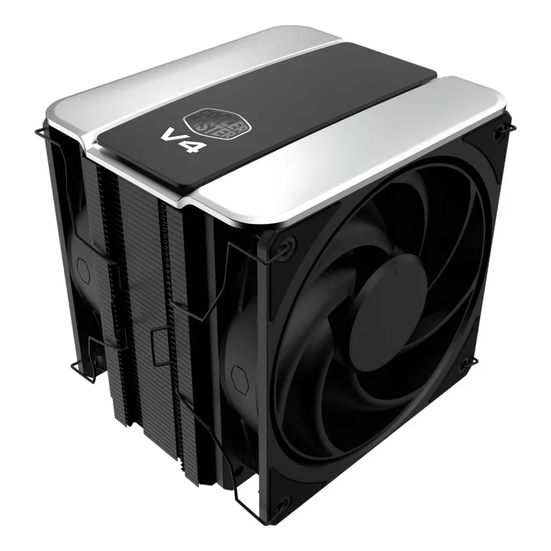 Dissipatore ad aria per processore Cooler Master V4 Alpha 3DHP, ventola da 120 mm, compatibile LGA1700/AM5, nero