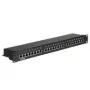 Patch panel VALUE Cat.5e 24 porte STP nero