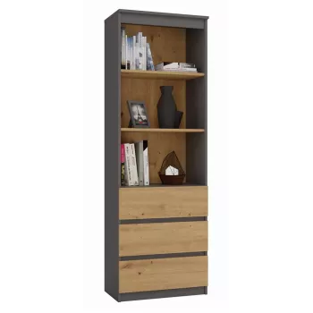 Scaffale ufficio Top e shop RS-60 ANT/ART KPL — 3 ripiani, truciolare, 600×350×1800 mm