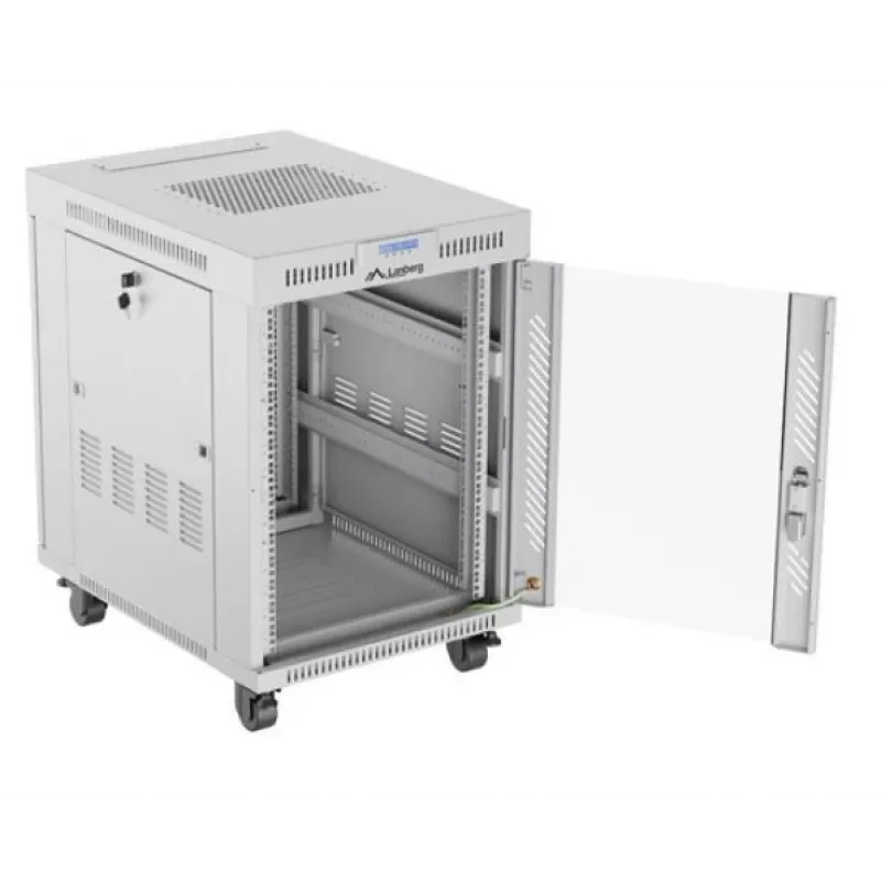 Case rack a libera installazione LANBERG FF01-6815-12SL 15U, 600×800×922 mm, 1200 kg, IP20, grigio
