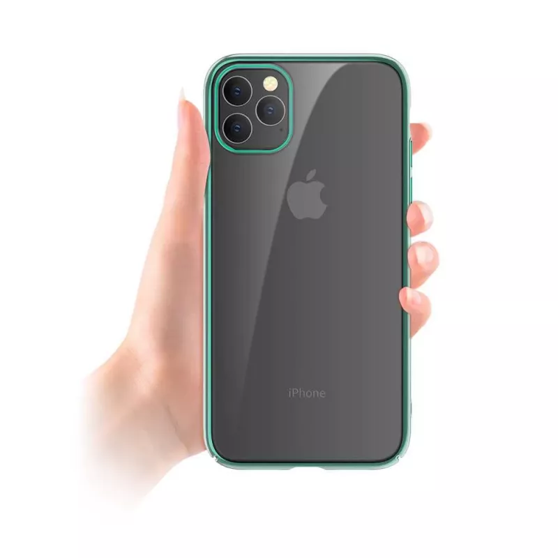 Guscio rigido protettivo Devia Glimmer Series per iPhone 11 Pro, verde, retro in PC