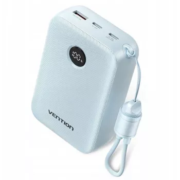 Powerbank Vention FKBL0-C 20000 mAh, 2x USB-C + 1x USB-A, Blu