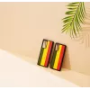 Custodia per cellulare Man and Wood per Samsung Galaxy Note 20 Ultra, Reggae nero