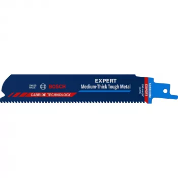 Bosch EXPERT ‘MEDIUM-THICK TOUGH METAL’ S 955 HHM lama per seghetto a sciabola acciaio al carbonio (HCS) 1 pz.