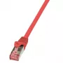 Logilink PrimeLine - cavo patch - RJ-45 (M) - RJ-45 (M) - 1 m - SFTP, PiMF - CAT 6 - liscio, senza alogeni - rosso (CQ2034S)