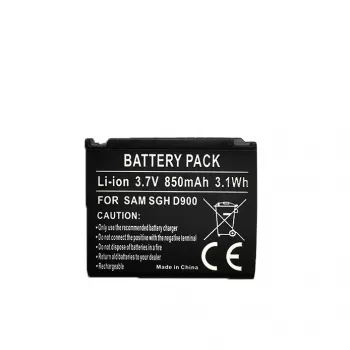 Batteria Extra Digital DV00DV1201 per SAMSUNG D900 D908 E780 E788 — 3,7 V 1000 mAh