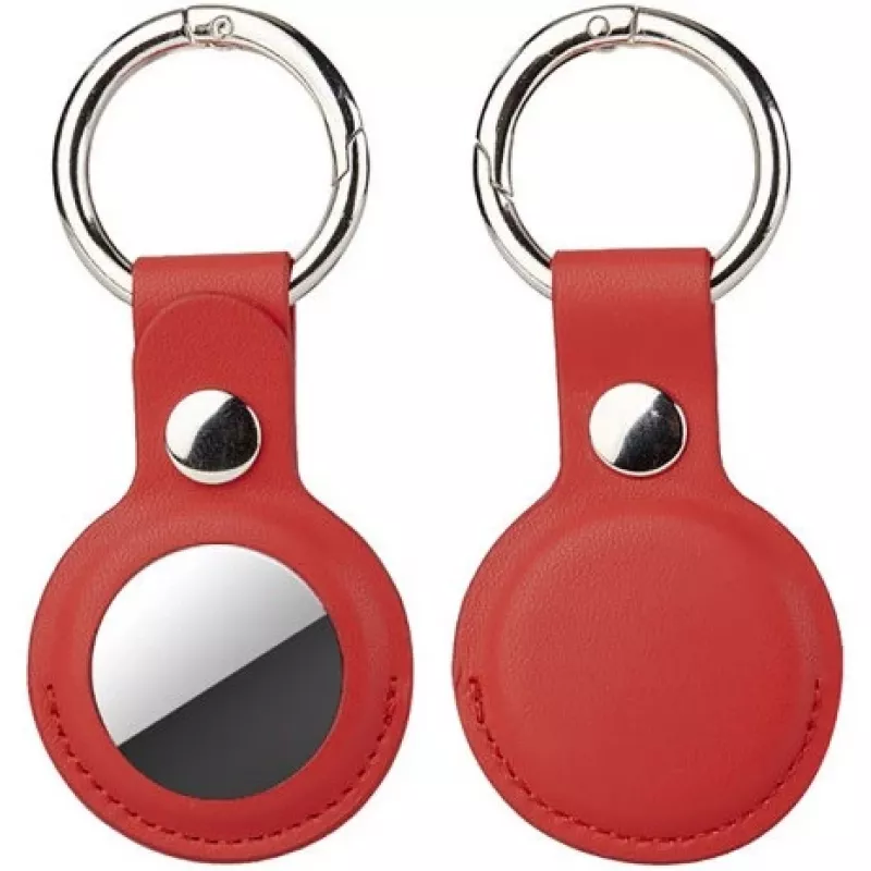 4smarts Set - Custodia per AirTag - Metallo, Pelle sintetica in poliuretano