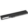 Batteria Green Cell AS02 per ASUS serie K52 — Li-Ion 4400 mAh, 11,1 V, 6 celle, nero