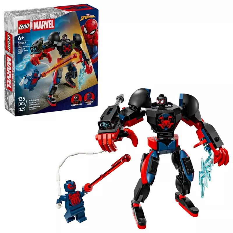 LEGO MARVEL 76337 Mech di Miles Morales vs. Spider-Man 2099