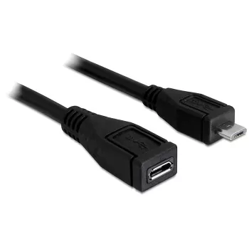 Cavo USB DeLOCK 83248 USB 2.0 1m Micro-USB B nero