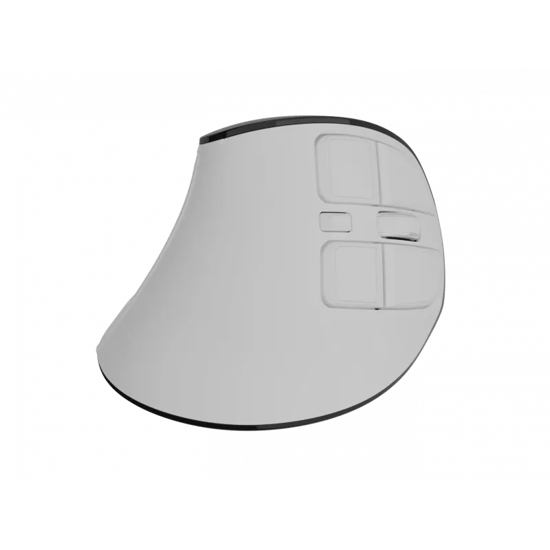 Mouse verticale wireless NATEC Euphoniе Pro Bluetooth 5.0, 4000 DPI, programmabile, silenzioso, bianco