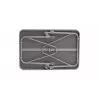 Tavolo Outwell Coledale M Grigio — piano e struttura in alluminio, 680×1000 mm, altezza 56 cm