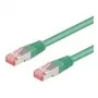 Wentronic Goobay cavo patch CAT 6, S/FTP (PiMF), verde, 3 m - LSZH senza alogeni, rame (68291)