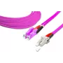Lightwin Patch cord in fibra ottica duplex di alta qualità - MM OM4 - LSH - LC (LDP-50 LSH-LC 5.0 OM4)