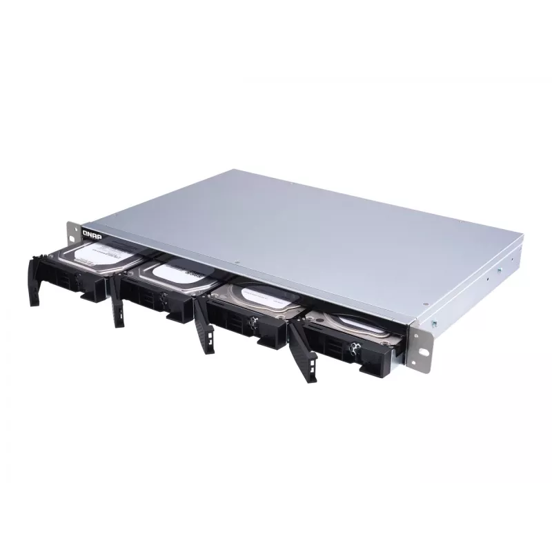 QNAP TL-R400S - array di dischi - 4 vani (SATA-600) - SATA 6Gb/s (esterno) - rack - installabile - 1U