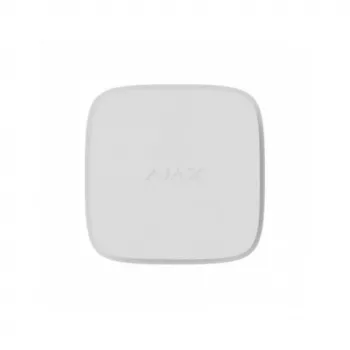 Rilevatore di fumo wireless bianco con rilevamento CO, batteria sostituibile per Ajax Hub/Hub2/Hub Plus
