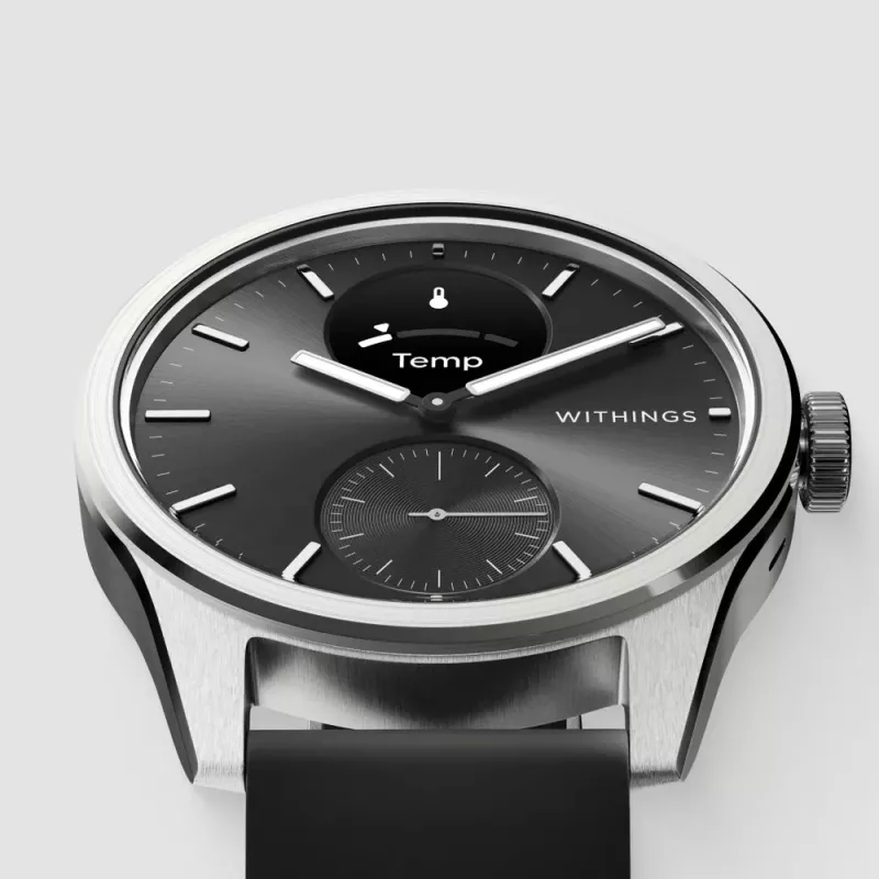 Smartwatch ibrido Withings ScanWatch 2 nero