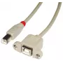 Cavo USB Lindy 31801 USB 2.0 1 m USB B grigio