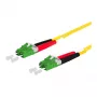 METZ CONNECT cavo patch OpDAT LC-D APC/LC-D APC OS2 3,0 m – cavo