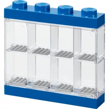 Room Copenhagen LEGO vetrina per minifigure blu (blu/trasparente)