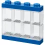 Room Copenhagen LEGO vetrina per minifigure blu (blu/trasparente)