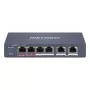 Switch managed Hikvision DS-3E1106HP-EI 6 porte PoE Fast Ethernet