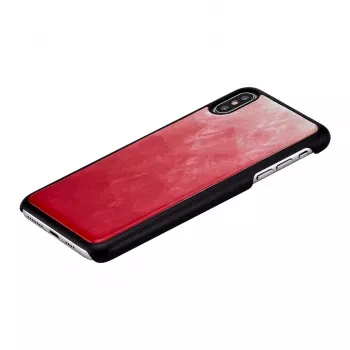 Custodia per smartphone iKins per iPhone XS Max – pink lake con dettagli neri