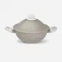 Pentola Pensofal White Diamond Vapsi 24 cm con due manici e coperchio