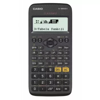 Calcolatrice scientifica CASIO FX-350CE X — 379 funzioni, LCD a 16 cifre, a batteria (AAA), nera, formato tascabile