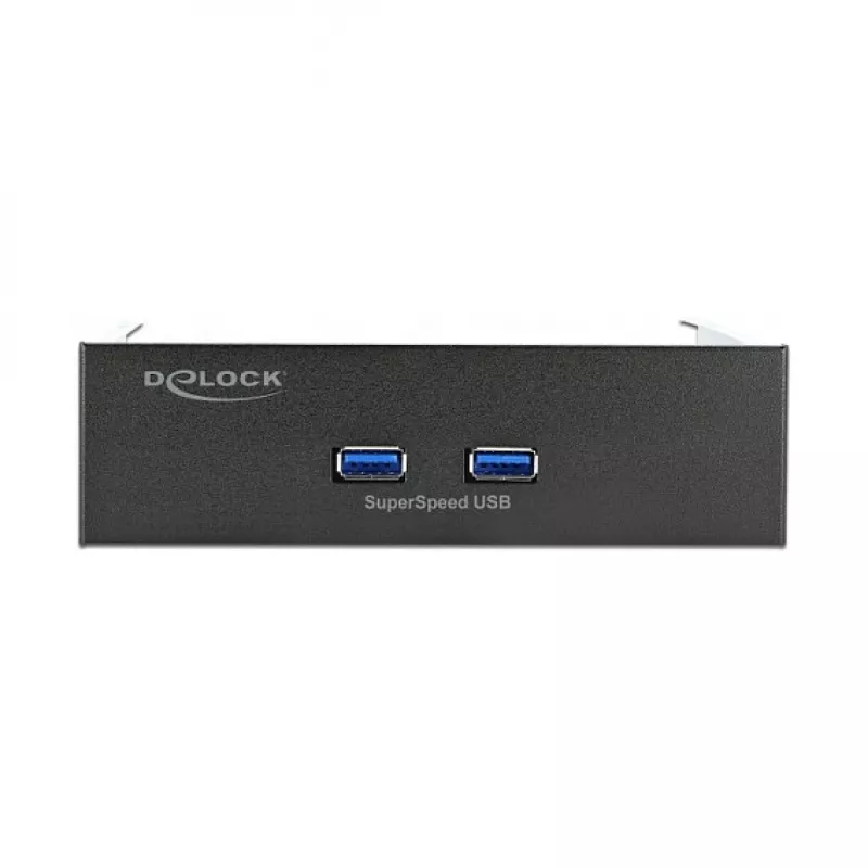 Pannello frontale DeLOCK 5,25 pollici 2 x porte USB 5 Gbit/s Type-A