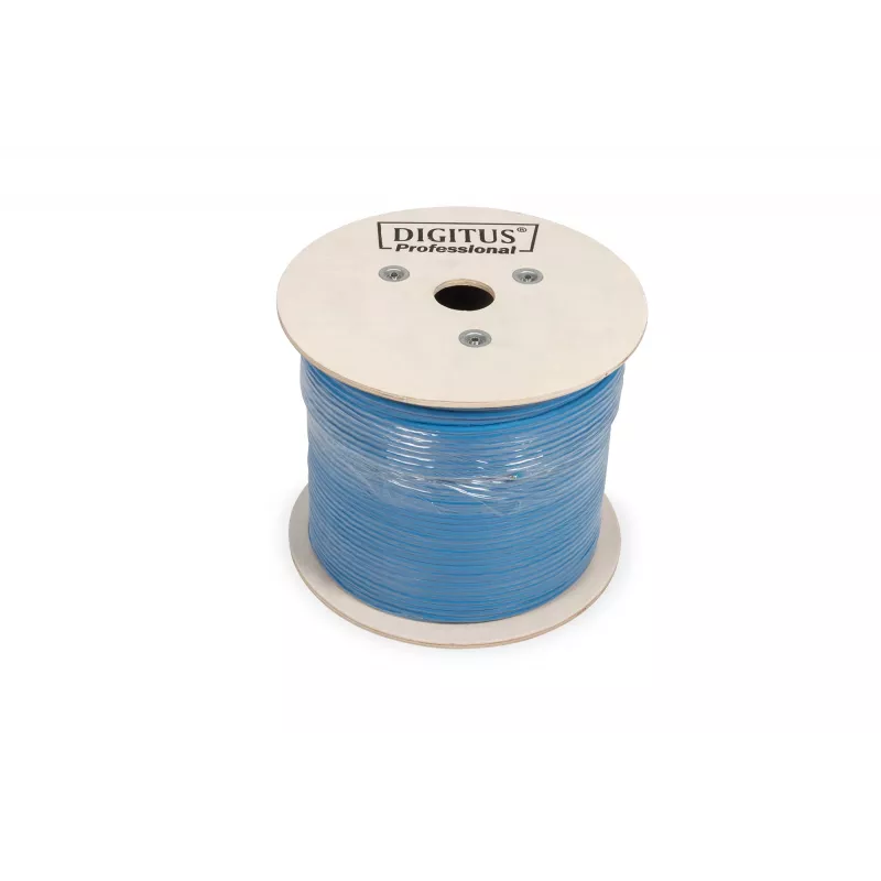 Cavo di rete Digitus Cat.6A U/UTP 500m blu