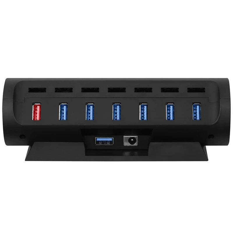 Streamplify HUB CTRL 7, 7x USB 3.0 Type-A, RGB, 12V, cavo di alimentazione EU – nero