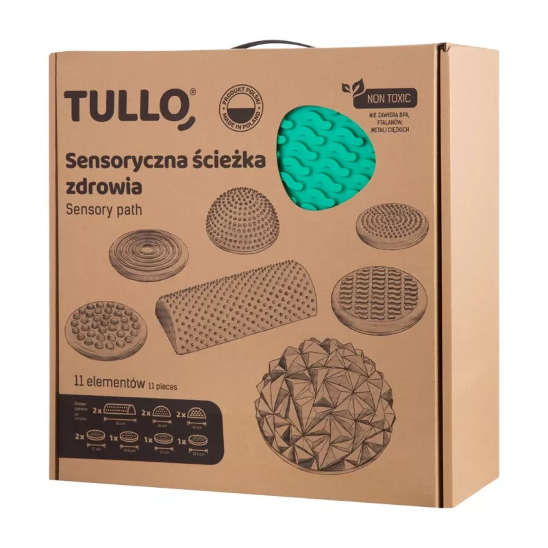 Percorso sensoriale TULLO Fizjo 11 pezzi