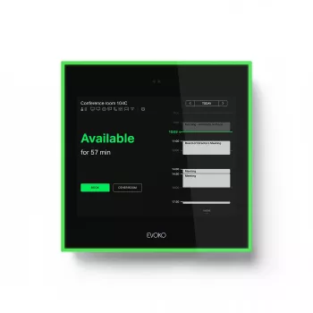 Room manager Evoko Naso 910.1971.900 – display e pannello di prenotazione per sale riunioni a parete