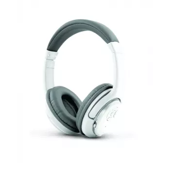 Esperanza Libero Headset wireless con archetto musica Bluetooth grigio, bianco