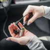 Torcia Ledlenser P3R nera — torcia LED compatta ricaricabile da portachiavi