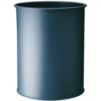 Cestino DURABLE metallo rotondo 15 litri antracite