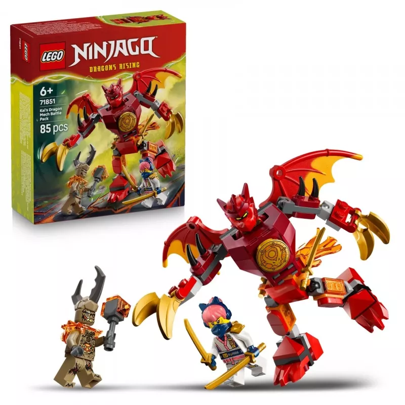 LEGO NINJAGO 71851 Battle Pack: Mech drago di Kai