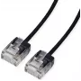 ROLINE cavo patch UTP Cat.6A RJ45 ultra corto nero 0,5 m - Rete - CAT 6a (21.15.4460)
