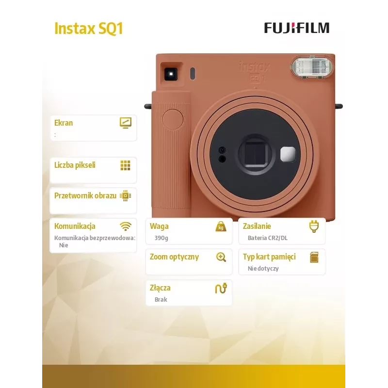 Fujifilm Instax Square SQ1 62 x 62 mm arancione