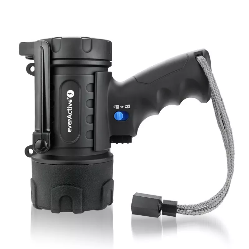 everActive SL-500R Hammer Faro LED ricaricabile, 500 lm, IP67, USB-C, Nero