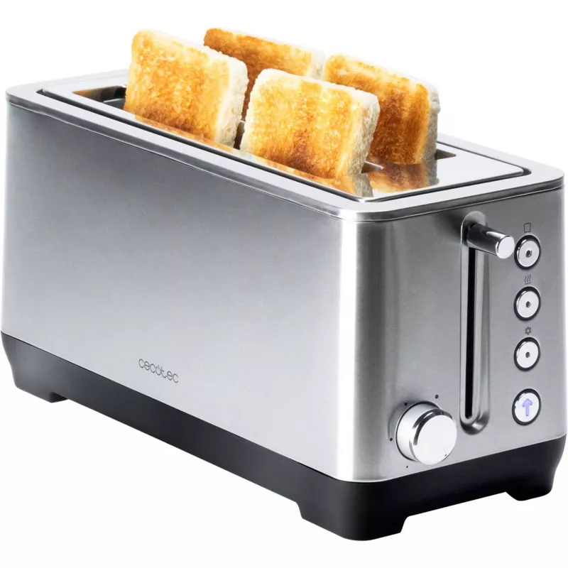 Cecotec 3086 4 fette di pane tostato o 2 fette grandi di pane casereccio
